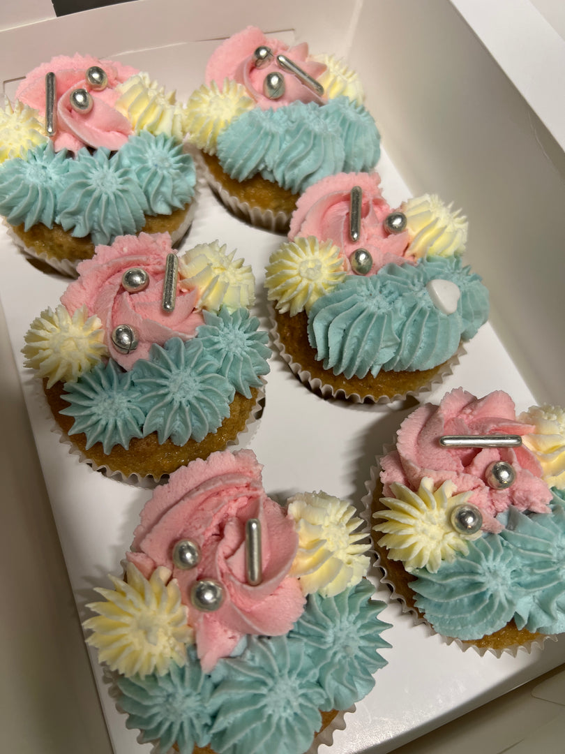 Gender Reveal Cupcakes